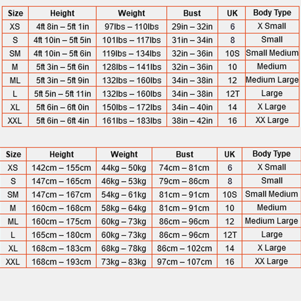 ZONE 3 ASPECT womens 23 Womens Size Chart